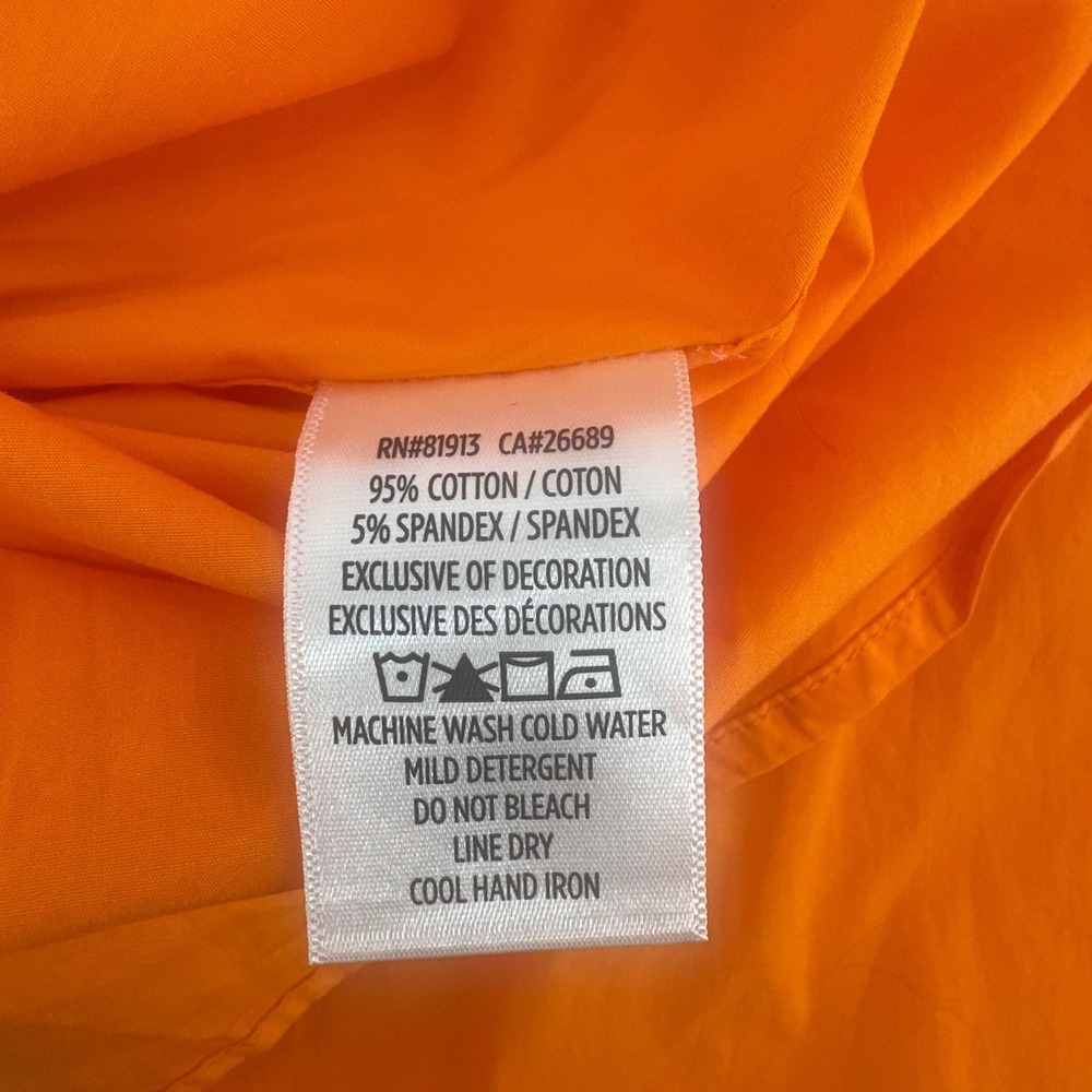 Robert Graham Seaworthy Button Down Shirt Mens XL Orange Classic Fit RS221051CF - Picture 6 of 16